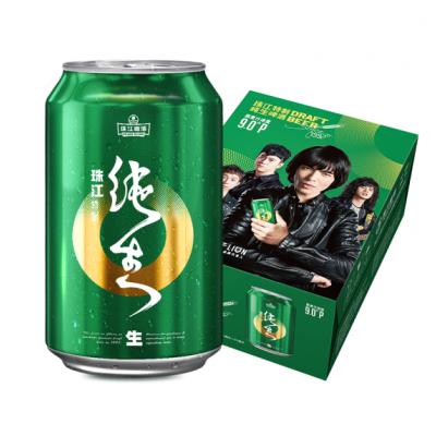 N 珠江纯生啤酒罐装500ml